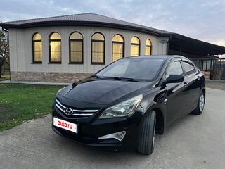 2016 Hyundai Solaris I Рестайлинг, чёрный, 850000 рублей, вид 2
