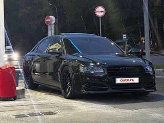 2013 Audi A8 Long III (D4), чёрный, 1850000 рублей, вид 4