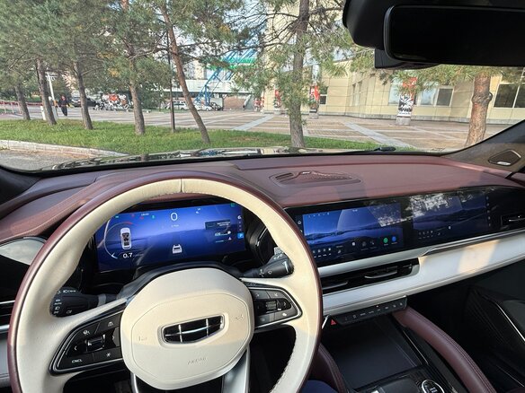 2021 Geely Monjaro (Xingyue L) I, чёрный, 2750000 рублей - вид 8