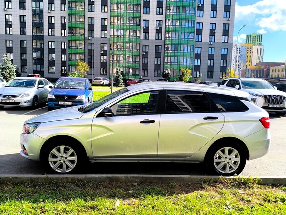 2021 Lada (ВАЗ) Vesta SW I, серый, 975000 рублей - вид 14