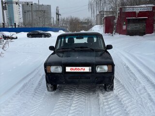 2006 Lada (ВАЗ) 2107, чёрный, 130000 рублей, вид 2
