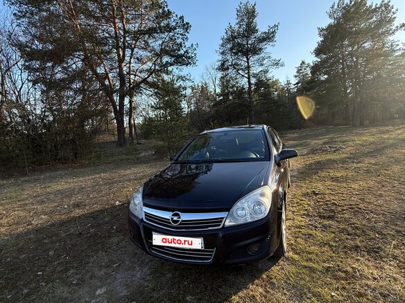 2007 Opel Astra H Рестайлинг, чёрный, 400000 рублей - вид 1