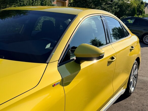 2021 Audi A3 35 TFSI IV (8Y), жёлтый, 3150000 рублей - вид 14