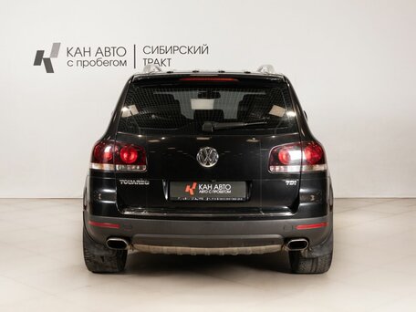 2008 Volkswagen Touareg I Рестайлинг, чёрный, 772000 рублей, вид 4