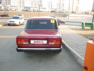 2008 Lada (ВАЗ) 2107, красный, 200000 рублей, вид 1