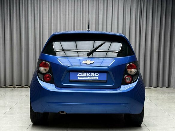 2013 Chevrolet Aveo II, синий, 649000 рублей - вид 4