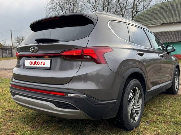 2021 Hyundai Santa Fe IV Рестайлинг, серый, 3350000 рублей - вид 8