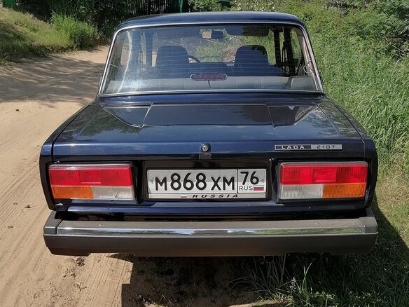 2011 Lada (ВАЗ) 2107, синий - вид 1