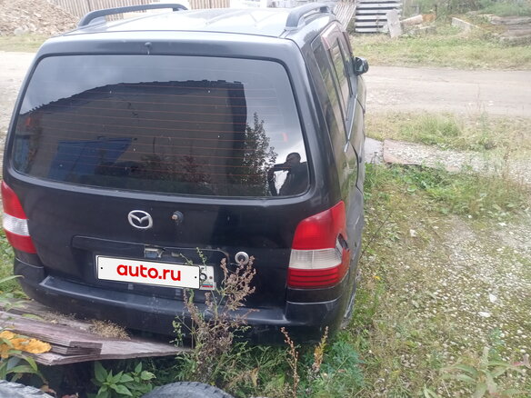 2000 Mazda Demio I (DW), чёрный, 100000 рублей - вид 3