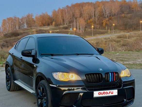 2008 BMW X6 50i 6-speed I (E71), чёрный, 1800000 рублей - вид 2