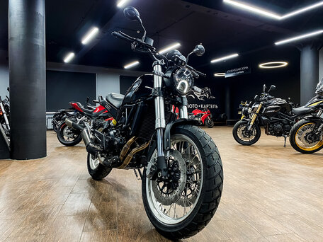 2026 Benelli Leoncino 500 Trail, чёрный, 649000 рублей, вид 4