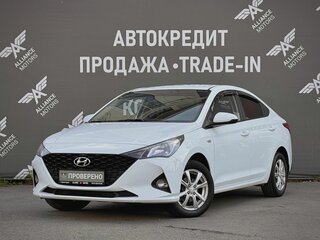2020 Hyundai Solaris II, белый, 1180000 рублей, вид 3