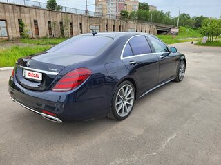 2018 Mercedes-Benz S-Класс 560 VI (W222, C217) Рестайлинг, синий, 5050000 рублей, вид 5