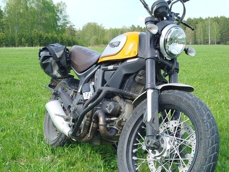 2016 Ducati Scrambler 800, жёлтый, 600000 рублей, вид 2