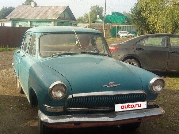 1965 ГАЗ 21 «Волга» 21Л, голубой, 250000 рублей