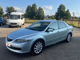 2006 Mazda 6 I (GG) Рестайлинг, серебристый, 205000 рублей, вид 4