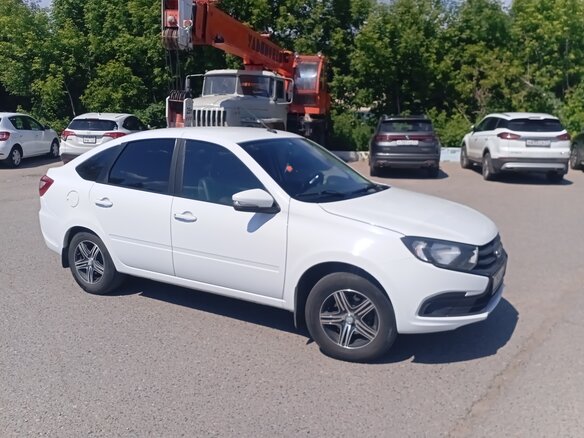 2022 Lada (ВАЗ) Granta Euro-2 I Рестайлинг, белый, 560000 рублей - вид 1