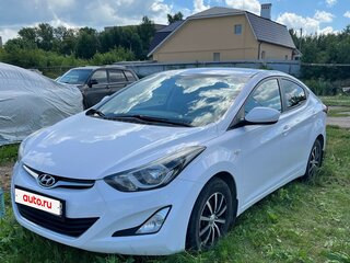 2014 Hyundai Elantra V (MD) Рестайлинг, белый, 1290000 рублей, вид 1