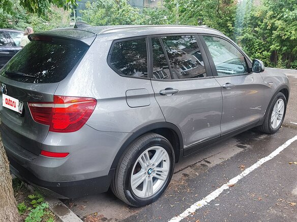 2015 BMW X3 20d xDrive II (F25) Рестайлинг, серый - вид 3