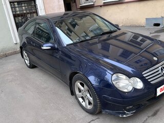 2005 Mercedes-Benz C-Класс 180 II (W203) Рестайлинг, синий, 600000 рублей, вид 2