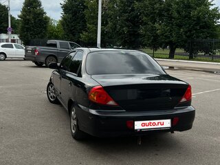 2007 Kia Spectra I Рестайлинг 2, чёрный, 370000 рублей, вид 4