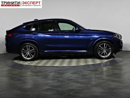 2018 BMW X4 20i II (G02), синий, 3958000 рублей, вид 4
