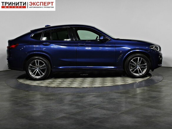 2018 BMW X4 20i II (G02), синий, 3895000 рублей - вид 3