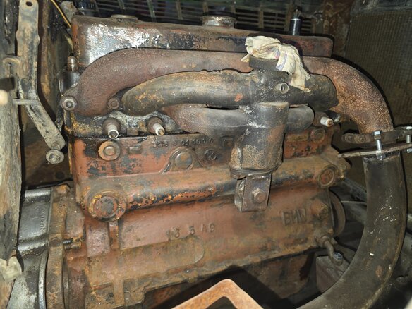 1950 BMW 321 I, красный, 460000 рублей - вид 14