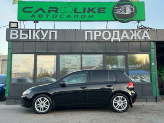 2011 Volkswagen Golf VI, чёрный, 899000 рублей, вид 3