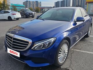 2015 Mercedes-Benz C-Класс 200 IV (W205), синий, 2470000 рублей, вид 1