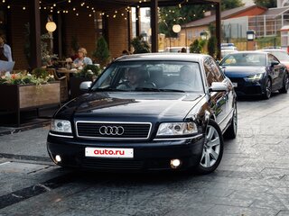1999 Audi A8 I (D2) Рестайлинг, синий, 800000 рублей, вид 4