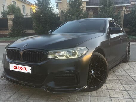 2019 BMW 5 серии 530d xDrive VII (G30/G31/G38), чёрный, 3950000 рублей, вид 1