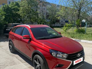 2017 Lada (ВАЗ) Vesta SW Cross I, красный, 1550000 рублей, вид 2