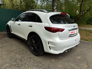 2013 Infiniti FX37 II (S51) Рестайлинг, белый, 2200000 рублей, вид 4