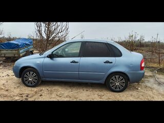 2006 Lada (ВАЗ) Kalina I, синий, 180000 рублей, вид 2