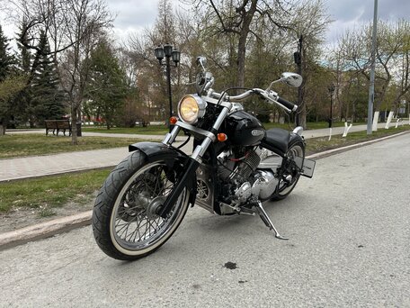 2001 Yamaha XVS400 Drag Star, чёрный, 350000 рублей, вид 3
