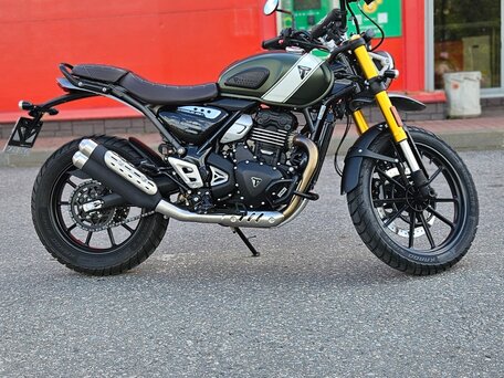 2024 Triumph Scrambler, зелёный, 620000 рублей, вид 5