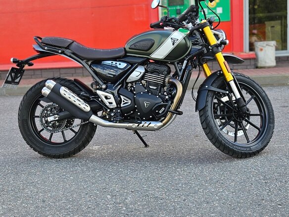 2024 Triumph Scrambler, зелёный, 620000 рублей - вид 4