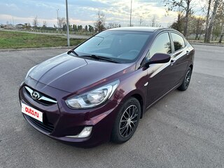 2011 Hyundai Solaris I, фиолетовый, 890000 рублей, вид 1