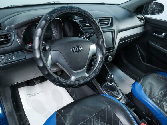 2015 Kia Rio III, синий, 799000 рублей - вид 6