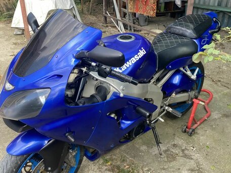 2001 Kawasaki ZX-6R Ninja, синий, 240000 рублей, вид 1