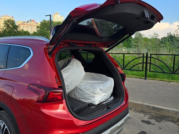 2019 Hyundai Santa Fe IV, оранжевый, 3406000 рублей - вид 33
