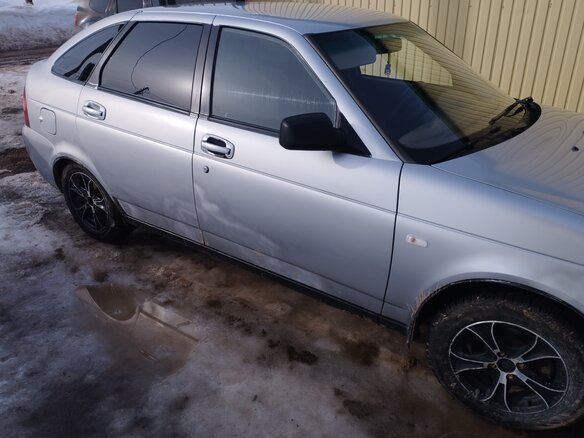 2008 Lada (ВАЗ) Priora I, серебристый, 140000 рублей - вид 3