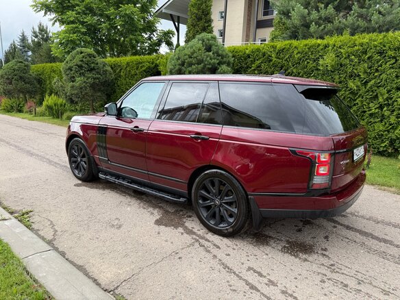 2016 Land Rover Range Rover IV, красный, 4500000 рублей - вид 8