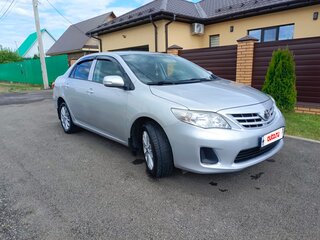 2012 Toyota Corolla X (E140, E150) Рестайлинг, серебристый, 1010000 рублей, вид 3