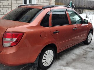 2013 Lada (ВАЗ) Granta I, оранжевый, 385000 рублей, вид 4