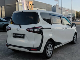 2018 Toyota Sienta II Рестайлинг, белый, 1084704 рублей, вид 5