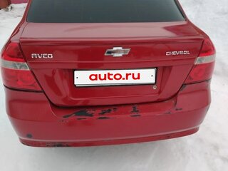 2008 Chevrolet Aveo I Рестайлинг, красный, 240000 рублей, вид 3