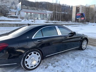 2016 Mercedes-Benz S-Класс 350 CDI BlueTEC VI (W222, C217), чёрный, 3500000 рублей, вид 4