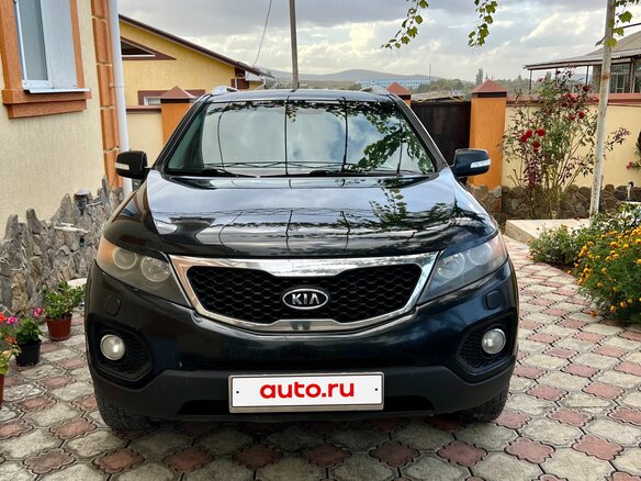 2012 Kia Sorento II, чёрный, 1550000 рублей - вид 1